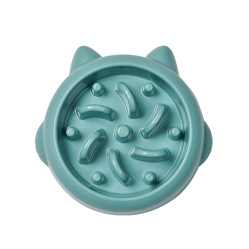 Pet Slow Feeder Bowl – Anti-Choking & Anti-Gulping Feeding Dish for Dogs & Cats