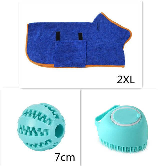 Silicone Dog Bath Massage – Easy Shampoo Pour & Pet Grooming Tool