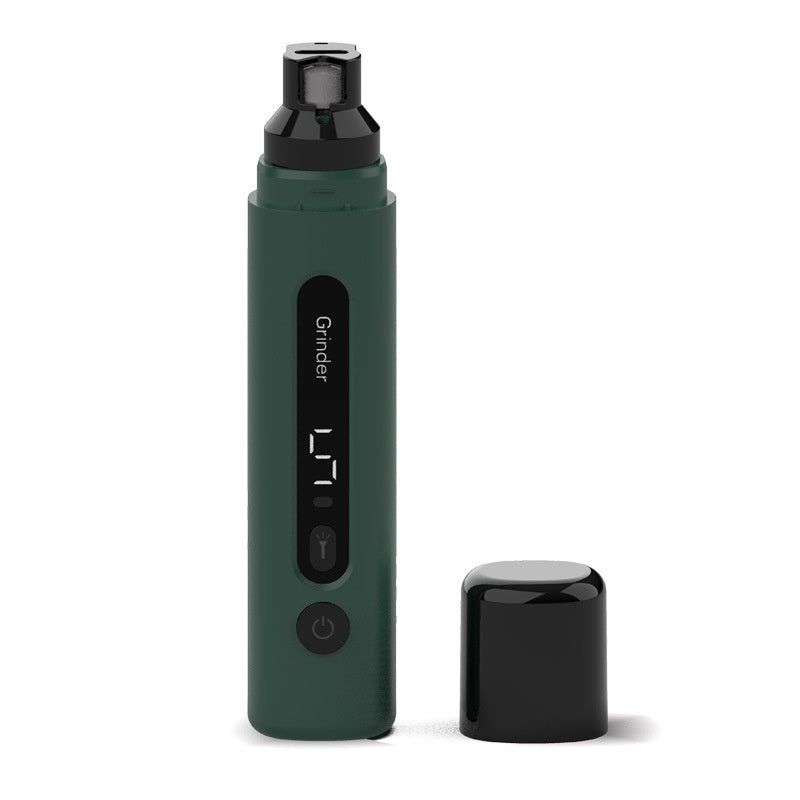 Quiet Electric Dog & Cat Nail Grinder – Rechargeable 5-Speed Pet Nail Trimmer