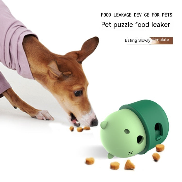 Interactive Pet Food Feeder Ball – Chew & Puzzle Toy for Dogs & Cats