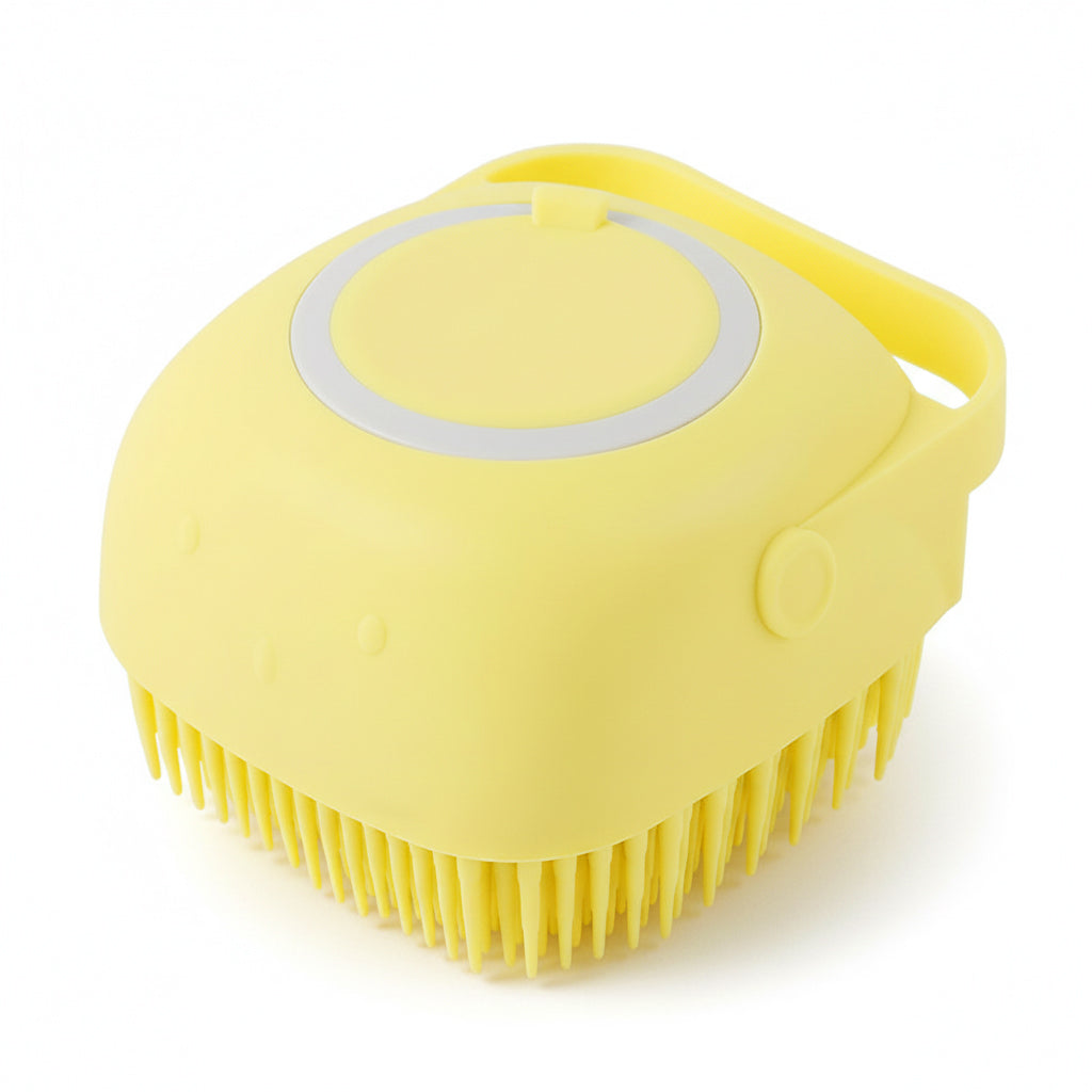 Silicone Dog Bath Massage – Easy Shampoo Pour & Pet Grooming Tool
