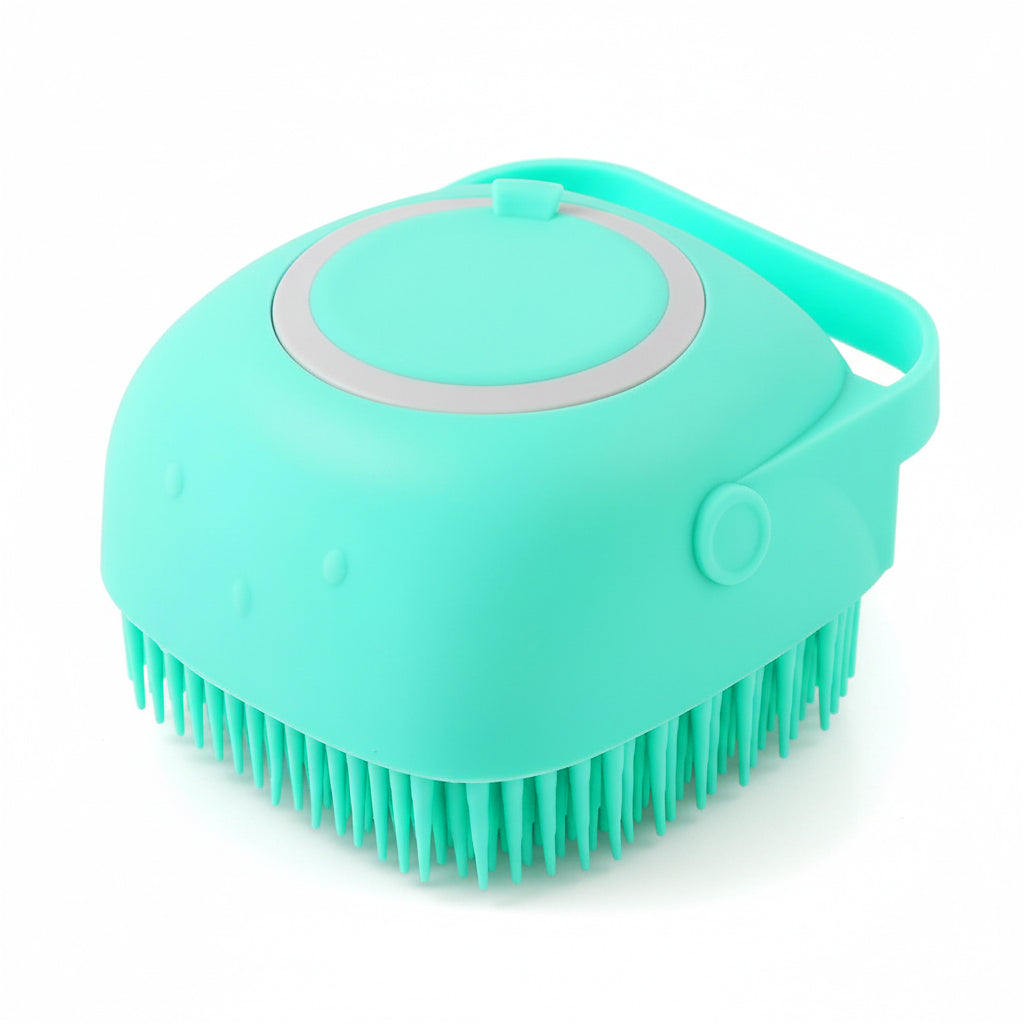 Silicone Dog Bath Massage – Easy Shampoo Pour & Pet Grooming Tool