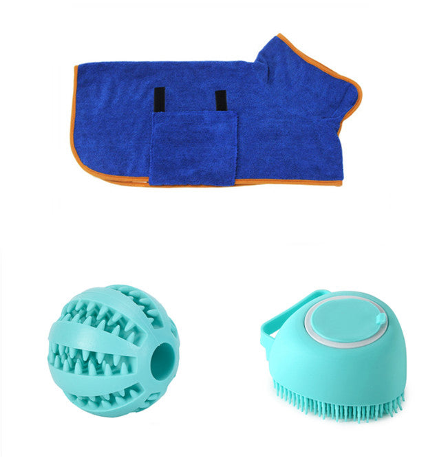 Silicone Dog Bath Massage – Easy Shampoo Pour & Pet Grooming Tool
