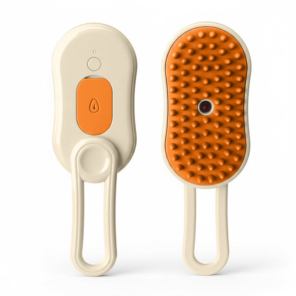 Cat Steam Brush – 3-in-1 Electric Spray Grooming Brush for Cats & Dogs